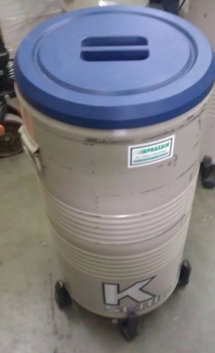 Taylor wharton liquid nitrogen cryogenic 3k storage tank  w wheels, racks for sale