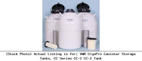 Vwr cryopro canister storage tanks, cc series cc-2 cc-2 tank for sale