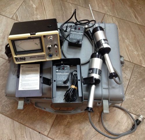 HNU PI-101 PHOTO IONIZER with 10.2 eV Probes &amp; Charger in Pelican 1600 Hard Case