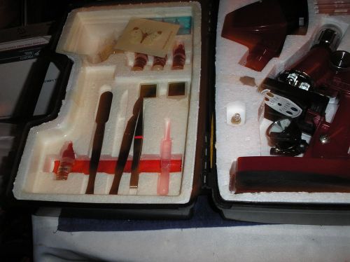 Tasco Microscope Kit w/ Slides and More AS IS
