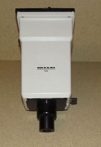 ++ wild heerbrugg 1.0x microscope camera adapter / mount for sale