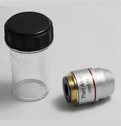 New Biological Microscope 4X Plan Achromatic Objective Lens