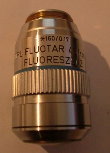 Ernst Leitz Wetzlar Objective NPL Fluotar 40x1,30 oil-imersion fluoreszenz