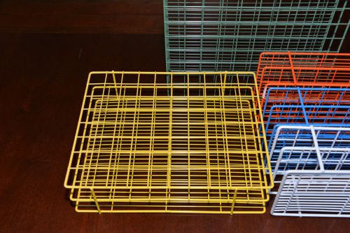 LOT OF TEN 80 PLACE (8 x 10 WELLS) POXYGRID TEST TUBE RACKS