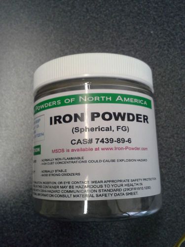 Iron Powder, High Purity Food Grade, 200 Mesh (1 lb.)