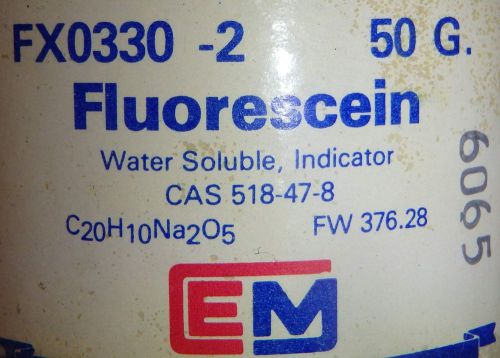 FLUORESCEIN - 50 g CAS 518-47-8 FX0330 -2  C20H10Na2O5