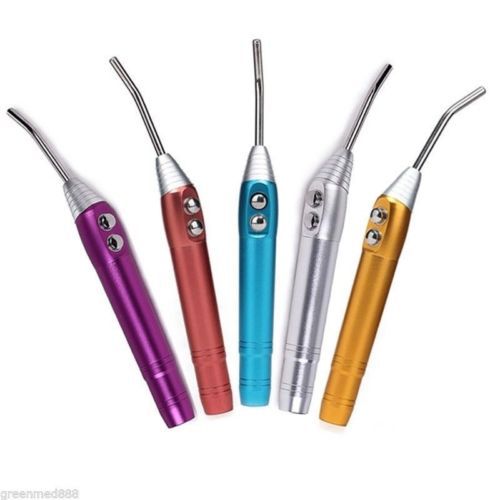 Colorful dental 2 nozzles tips air water spray triple 3 way syringe handpiece for sale