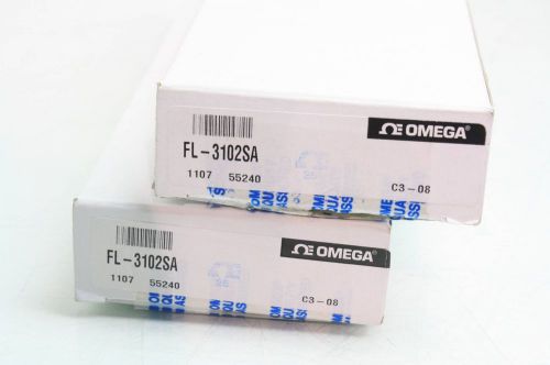 2 Omega FL-3000SA Series PTFE Rotameters with PTFE Valves Corrosive / Ultra Pure