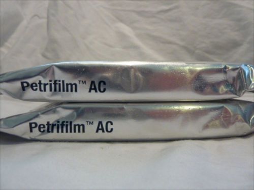 3m petrifilm ac - aerobic count plates - 2 x packs/50each/100 total plates for sale