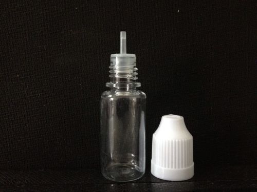 Childproof cap ! 50pcs 10ml empty pet plastic e-juice e-liquid  dropper bottles for sale