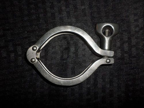 304 Stainless Steel 2 1/2&#034; Sanitary Double Pin Clamp