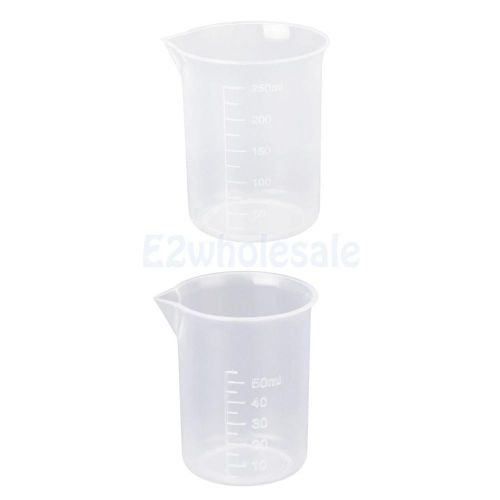 150ml / 50ml Kitchen Lab Graduated Beaker Measuring Cup Measurement Container