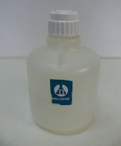 Nalgene 5 liter Pharmaceutical Round Poly Container W/ Handle, No Drain Valve