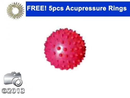 Acupressure rubber ball messager exercise &amp; free 5pc sujok ring @orderonline24x7 for sale