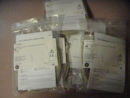 DATEX-OHMEDA 545328  300 SERIES COMPARTIBLE ECG 5 LEAD SNAP ( LOT OF 6 UNITS )