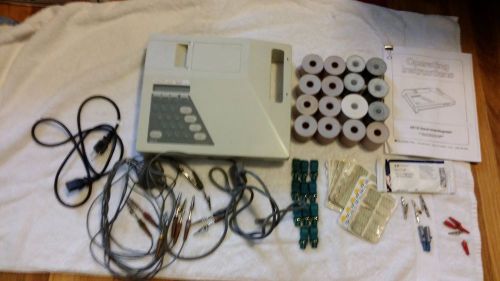 Burdick EK 10+ 12 lead EKG ECG machine and supplies