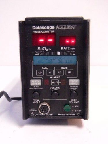 Datascope accusat pulse oximeter for sale