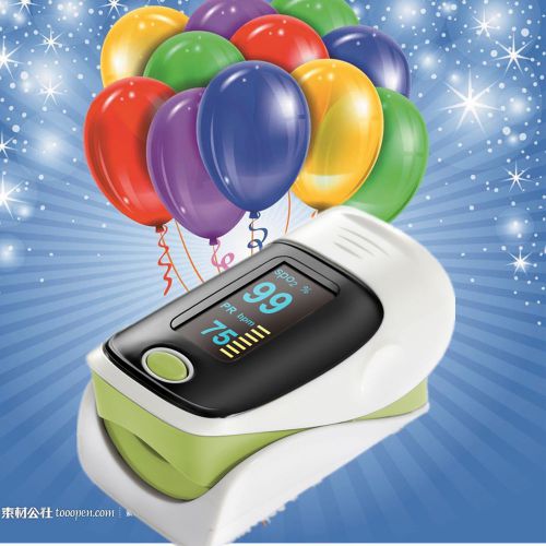 FDA&amp; CE Pulse Oximeter Fingertip Pulse Blood Oxygen SpO2 Monitor + Wrist Cord