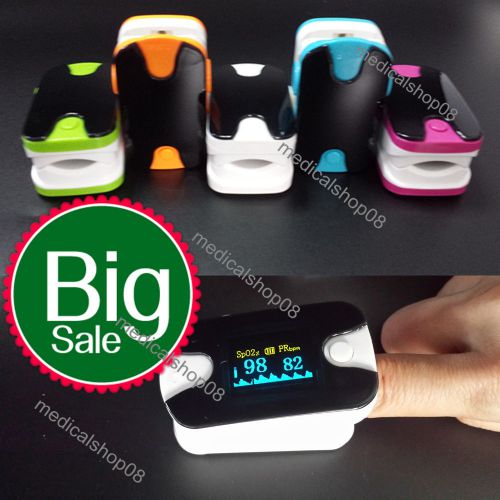 Fingertip pulse oximeter finger oxymeter blood oxygen spo2 pr heart rate monitor for sale