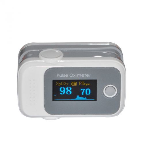 NEW OLED Spo2 Monitor &amp; Fingertip Pulse Oximeter with Audio Alarm &amp; Pulse Sound
