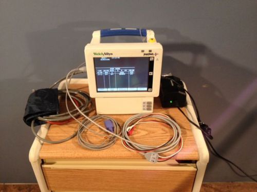 Welch allyn propaq 242 cs vital signs monitor with co2, power pack....... for sale