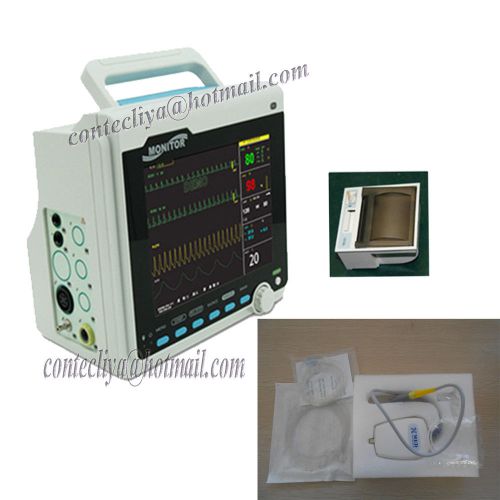 with N-MED ETCO2,vital sign ICU Patient Monitor+printer,Multi-parameter Monitor