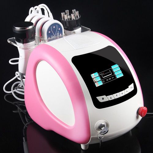 High Quality Pink Case Ultrasound Cavitation 40K RF Diode 650nm Lipo Laser 160mw