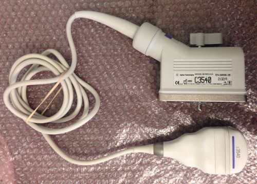 Hp agilent c3540  curved array ultrasound transducer probe 21321a for sale