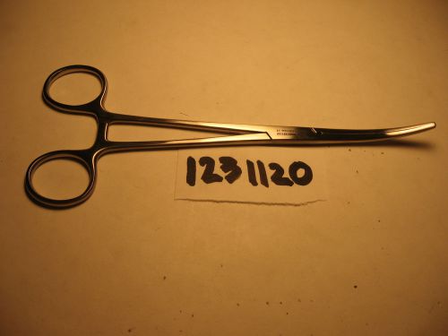 ROCHESTER/ PEAN HEMOSTAT FORCEP CURVED/SERRATED &#034;8&#034;
