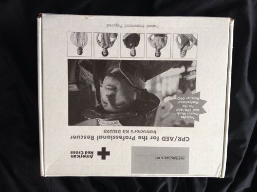 Red cross crp aed professional rescuers instructors kit dvd for sale