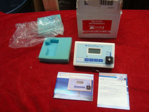 Applied science hemoflow 200 blood draw monitor scale blood donations for sale