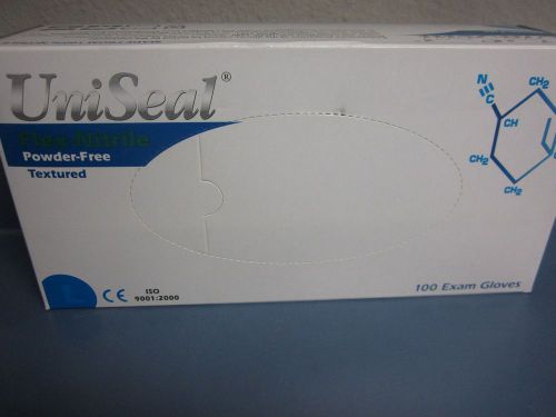 Disposable Medical Glove UniSeal Flex-Nitrile PF Textured (100)