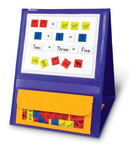 Learning Resources Magnetic Double-Sided Tabletop Pocket Cha LER7191