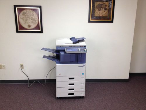 Toshiba e-studio 2550c color copier machine network printer scanner fax finisher for sale