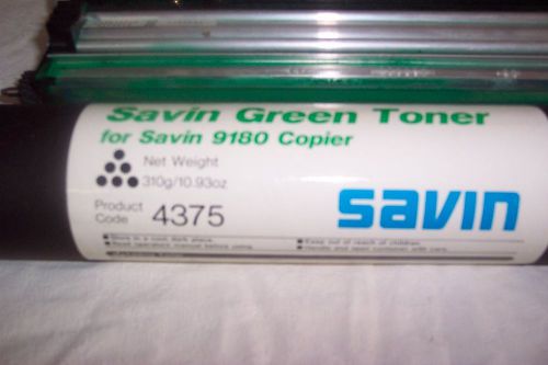 Rare, GREEN Developer unit SAVIN A313-8108 9180 9150 9020 9022 + Toner # 4375,