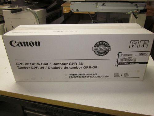 NEW Genuine Canon GPR-36 Black Drum Unit 3786B004 iR Adv C2020 C2025 C2030 C2225