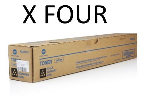 *FOUR* Genuine TN-512K A33K132 Konica Minolta Black Toner Cartridges TN512k