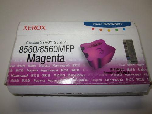 NEW Genuine Xerox 108R00724 Magenta Solid Ink (3pk) Sealed ! Phaser 8560 8560MFP