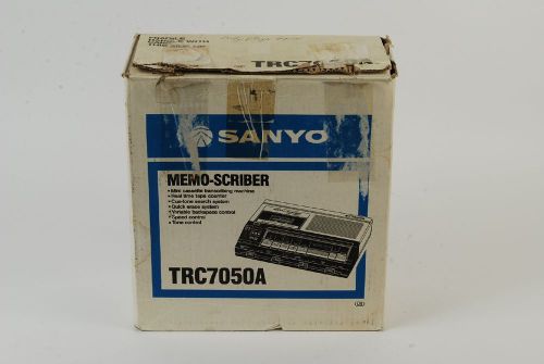 Sanyo TRC-7050A Mem-Scriber Transcriber W/ Foot Pedal