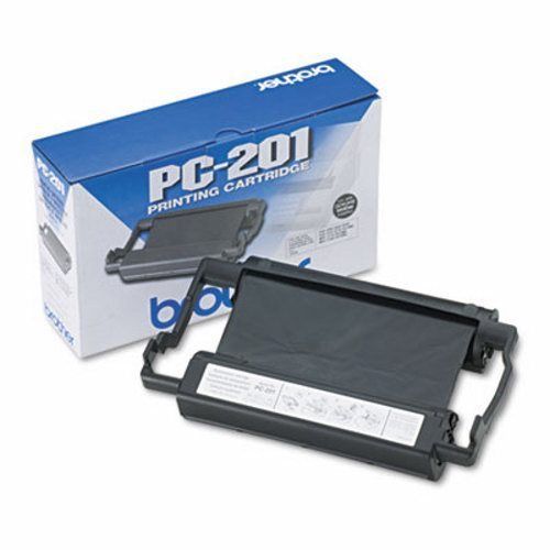 Brother PC201 Thermal Transfer Print Cartridge, Black (BRTPC201)