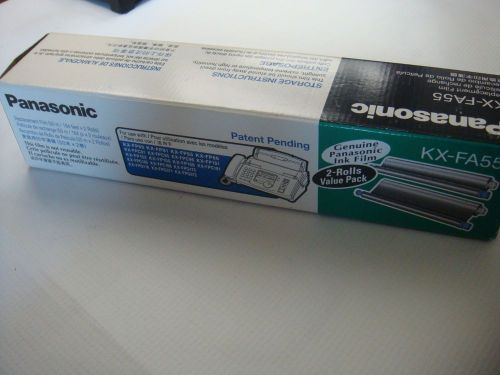 Genuine, Sealed Panasonic KX-FA55 Ink Film-ONE Roll Value Pack