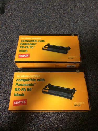 Fax Ribbon Cartridges Lot Of Two Sfp 25c Staples