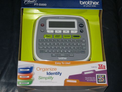Brother P-Touch PT-D200 Label Thermal Printer BRAND NEW Maker Labeler