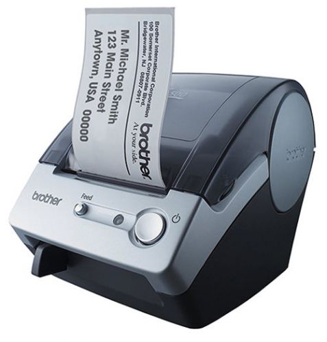 BROTHER P-TOUCH QL-500 MANUAL-CUT PC LABEL PRINTING SYSTEM W/ POWER CABLE