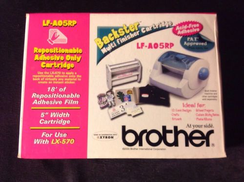 NEW Brother LF-A05RP Repositionable Adhesive Only Cartridge NIB