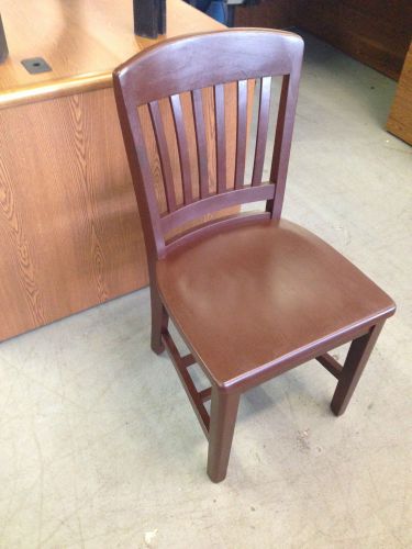 WALNUT COLOR SOLID WOOD CHAIR