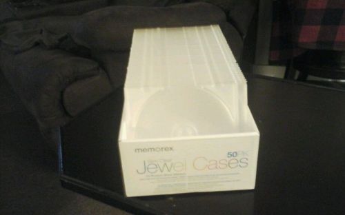 NEW Memorex Slim CD/DVD 40-Pack Jewel Cases
