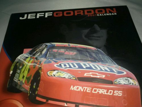 Brand New! #24 Jeff Gordon  2007 Wall Calendar