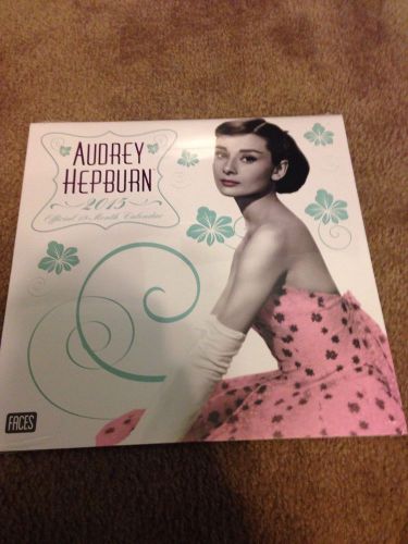 Audrey Hepburn 2015 Calendar 12x12 Brand New ShrinkWrapped
