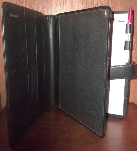 At-a-glance leather planner for sale